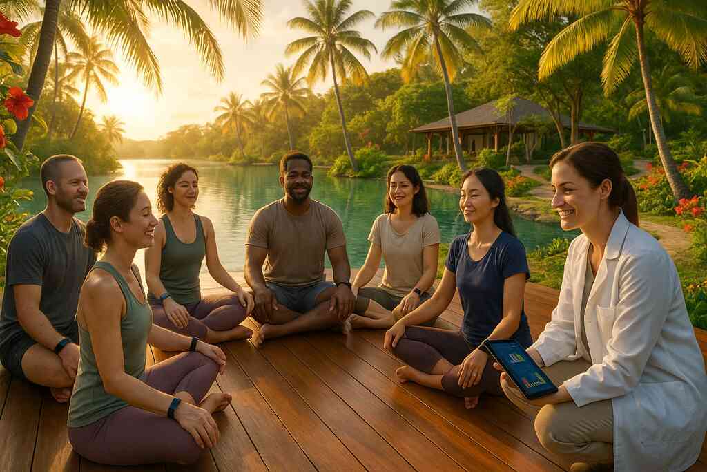 Exploring Mind Body Resilience Networks Powered by RECO Island