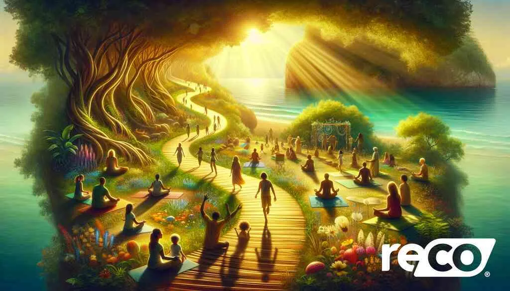 What is the Comprehensive Approach to Healing at RECO Island?